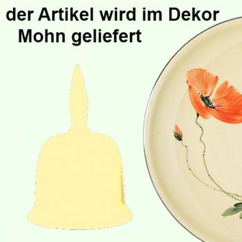 Tischglocke klein Mohn