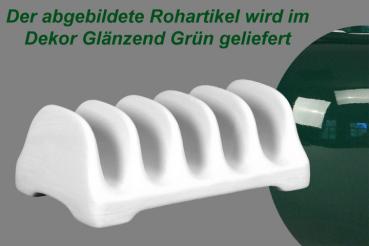 Toasthalter glänzend grün