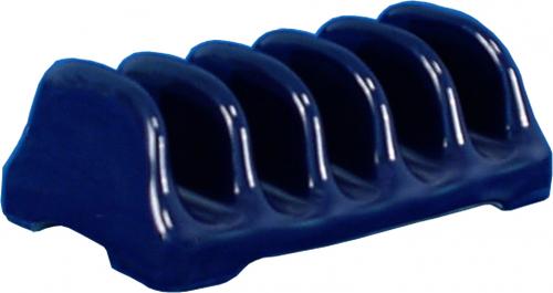 Toasthalter glänzend blau