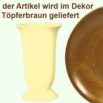 Tulpenvase 18 cm braun