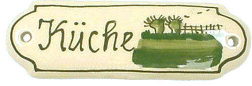 Türschild mit Schrift (1Zeile) Landart