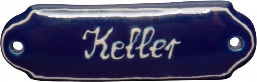 Türschild blau 1 Punkt