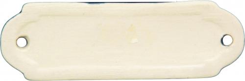 Türschild mit Schrift (1 Zeile) glänzend blau