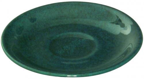 Untertasse 15 grün Sprenkel