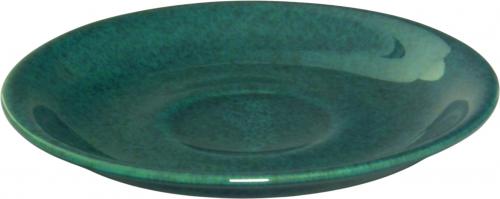 Untertasse 15 grün Sprenkel