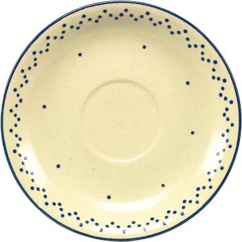 Untertasse 15 matt hell 1 Punkt