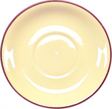 Untertasse Becher Vergissmeinnicht bordeaux