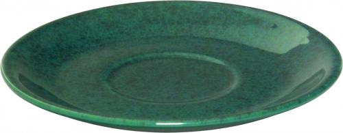 Untertasse 17 grün Sprenkel