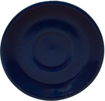 Teller 29 flach glänzend blau