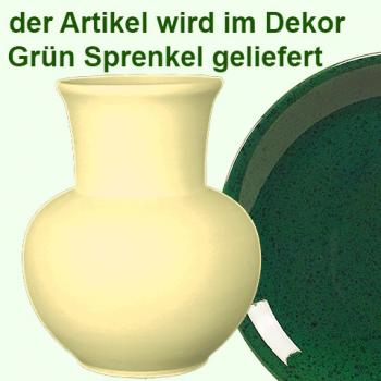 Vase Gr.IV 18 grün Sprenkel