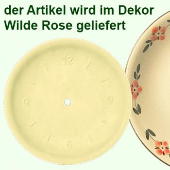 Wanduhr Wilde Rose