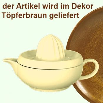 Zitronenpresse braun