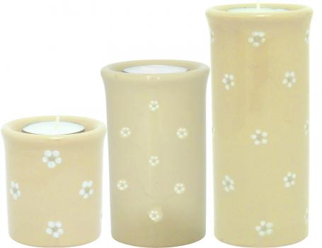 Leuchter Teelicht 15 Gänseblümchen