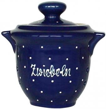 Zwiebeltopf blau 3 Punkt