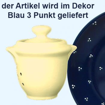 Zwiebeltopf blau 3 Punkt