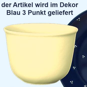 Übertopf 19 blau 3 Punkt