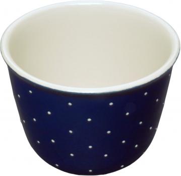 Übertopf 19 blau 3 Punkt