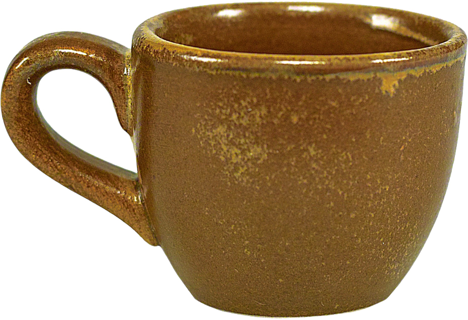 Espresso-Tasse braun
