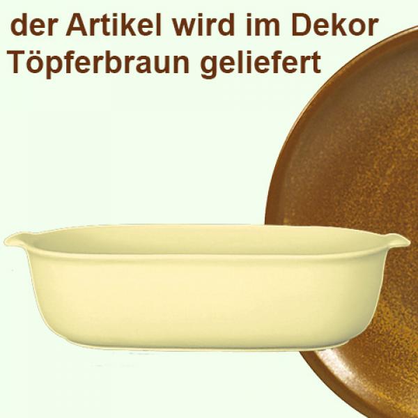 Auflaufform 30 braun
