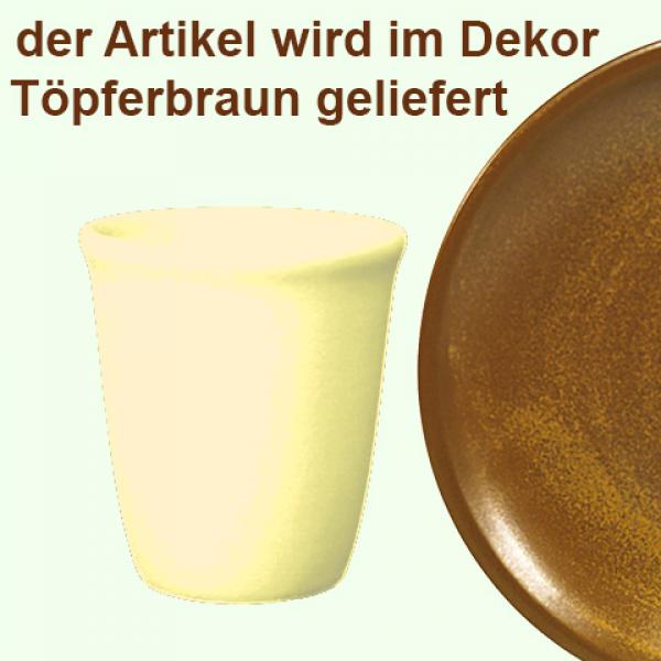 Becher Bacchus braun