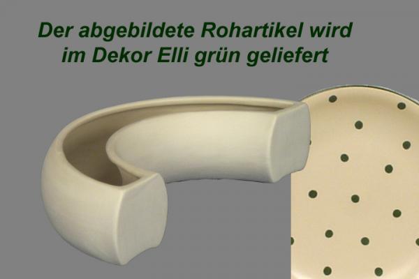 Blütenkranz Halb Elli grün