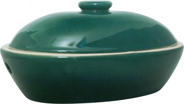 Brottopf groß grün Sprenkel
