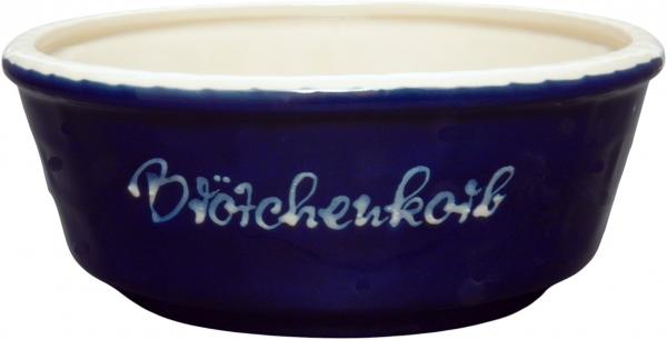 Brötchenkorb glänzend blau