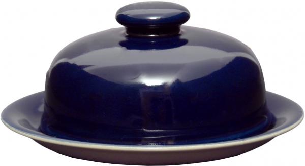 Camembertdose glänzend blau