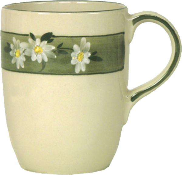 Cappuccinotasse Dekor Margueritenblume