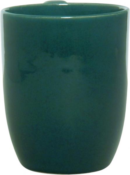 Cappuccinotasse grün Sprenkel