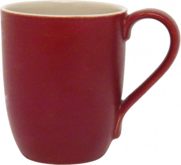 Cappuccinotasse matt bordeaux