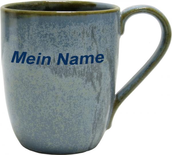 Cappuccino mit Schrift Nordatlantik