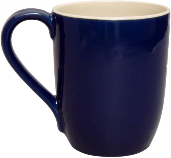 Cappuccinotasse glänzend blau