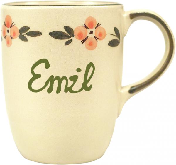 Cappuccino mit Schrift (1 Zeile)