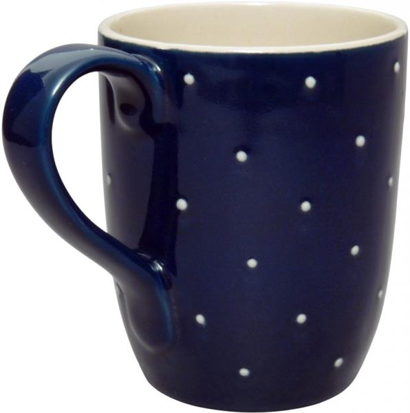 Cappuccino with font (2 Zeilen) Blue 1 point