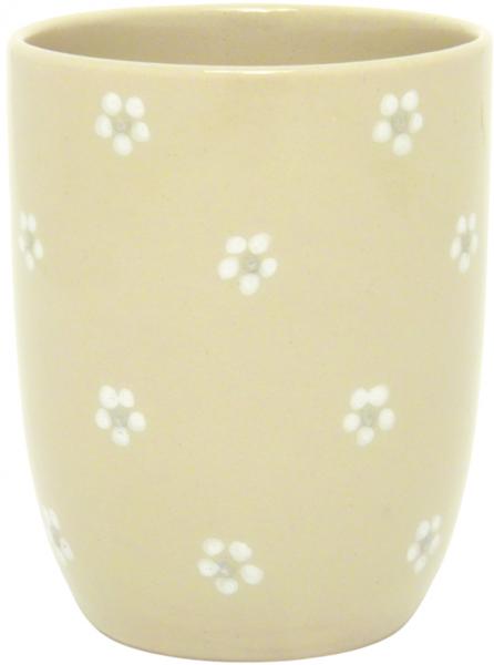 Cappuccino with font (2 Zeilen) Gänseblümchen