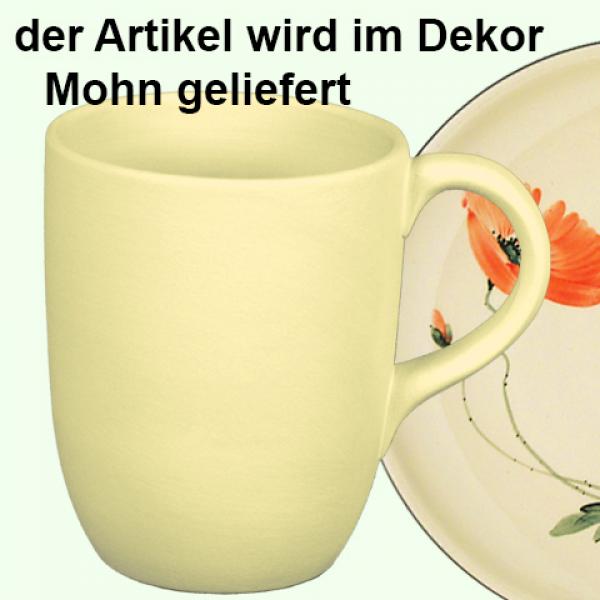 Cappuccinotasse Mohn