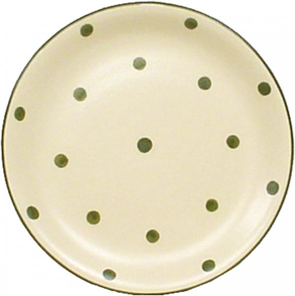 Dessertteller 19 mit Schrift (2 Zeilen) Elli grün