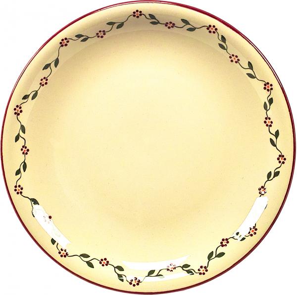 Dessertteller 19 Vergissmeinnicht bordeaux