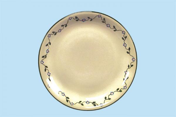 Dessertteller 19 mit Schrift (2 Zeilen) Vergissmeinnicht