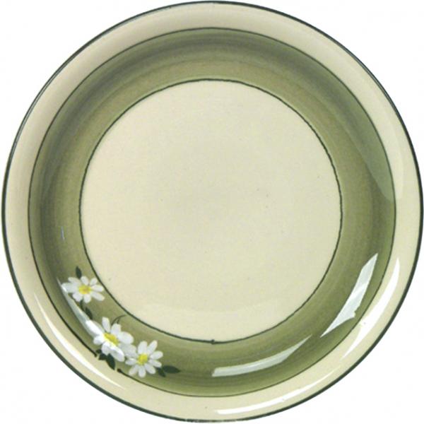 Dessertteller 19 mit Schrift (2 Zeilen) Dekor Margueritenblume