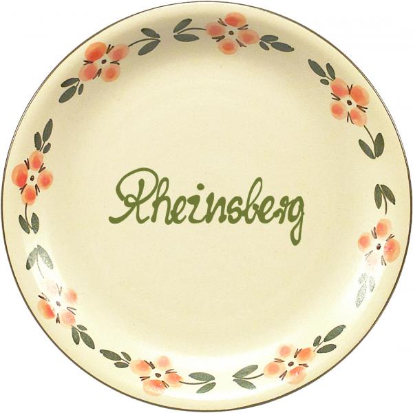Dessertteller 19 mit Schrift (1 Zeile)