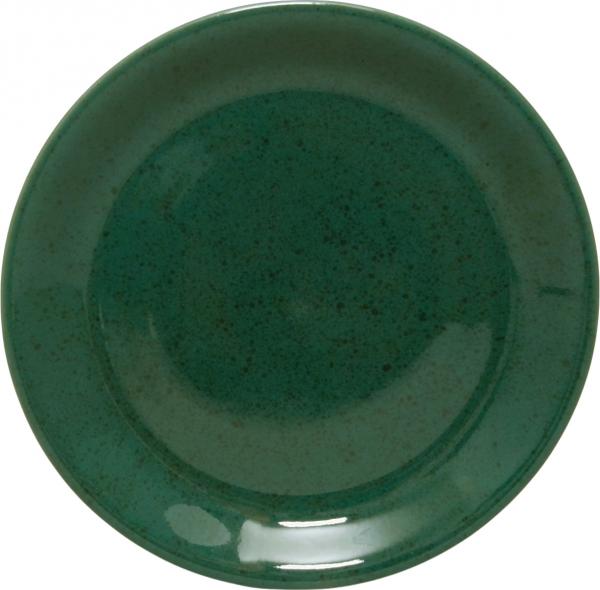 Dessertteller 19 grün Sprenkel