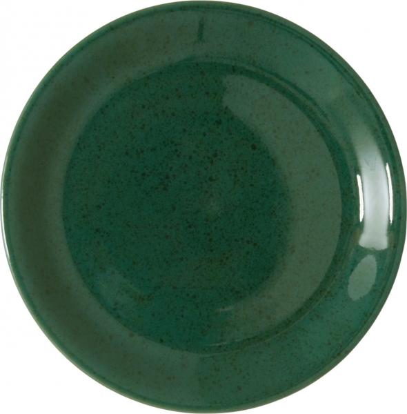 Dessertteller 19 grün Sprenkel