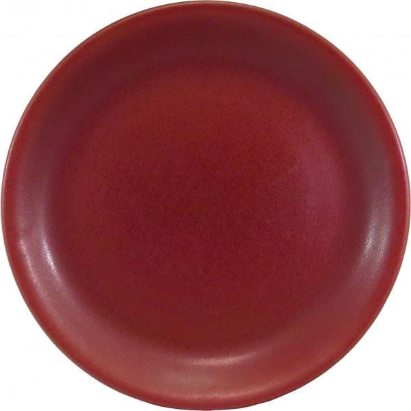 Dessertteller 19 matt bordeaux