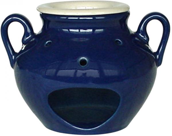 Duftlampe glänzend blau