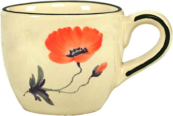 Espresso-Tasse Mohn