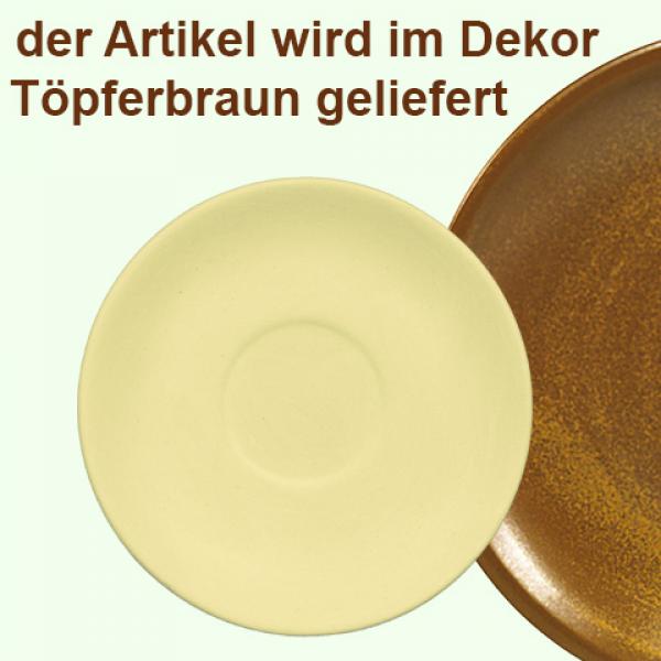 Espresso-Untertasse braun