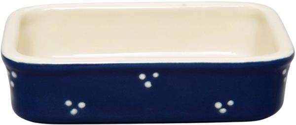 Fischbüchse 12,5 x 8 blau 3 Punkt