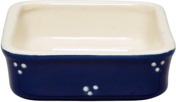 Fischbüchse 12,5 x 8 blau 3 Punkt